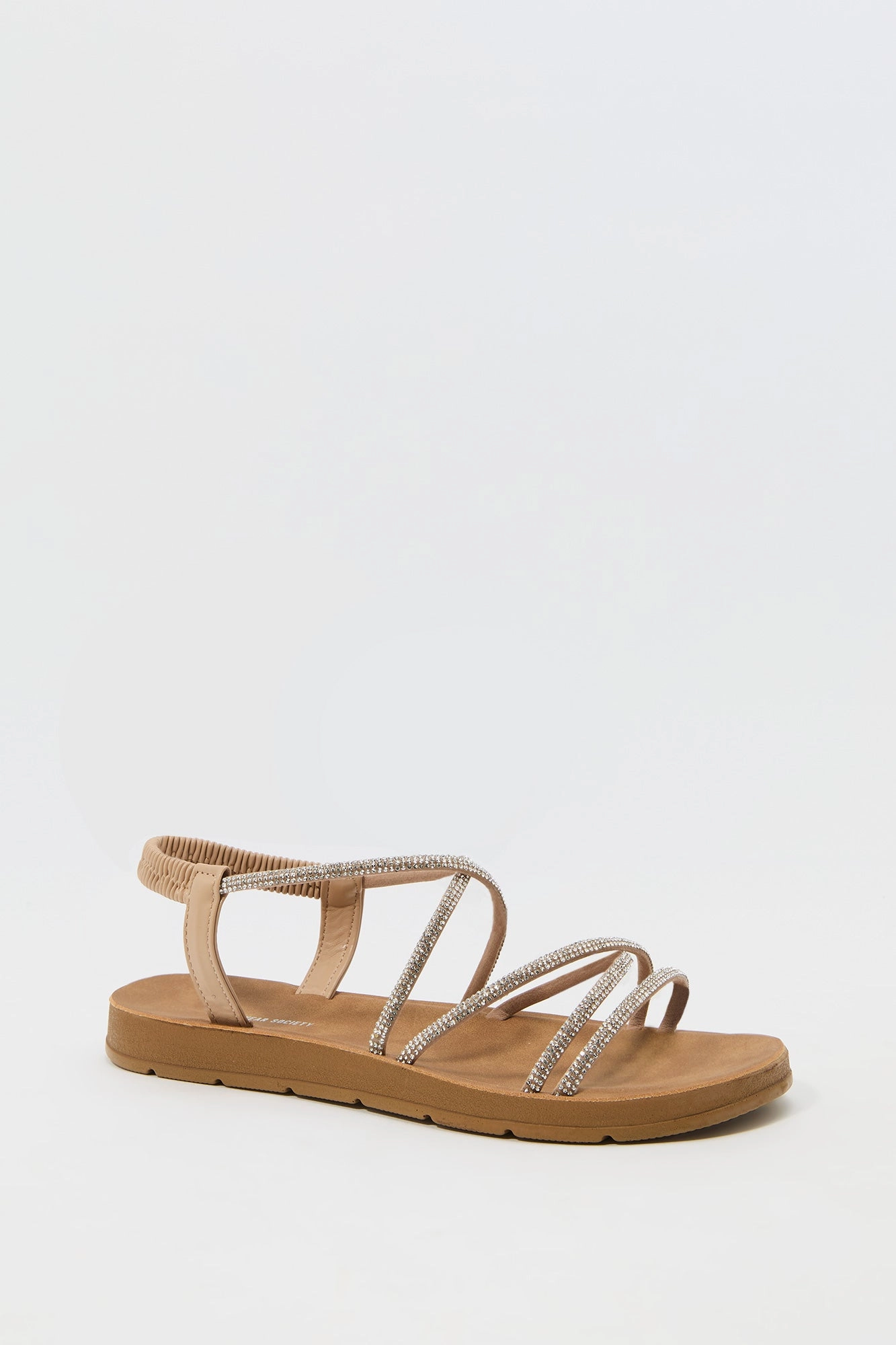Strappy Rhinestone Sandal