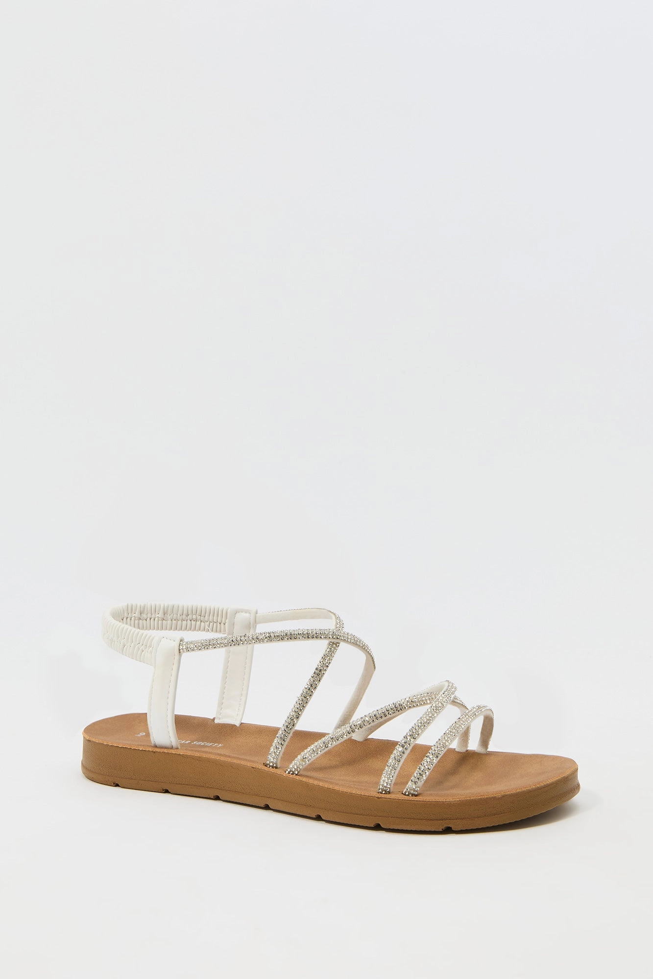 Strappy Rhinestone Sandal