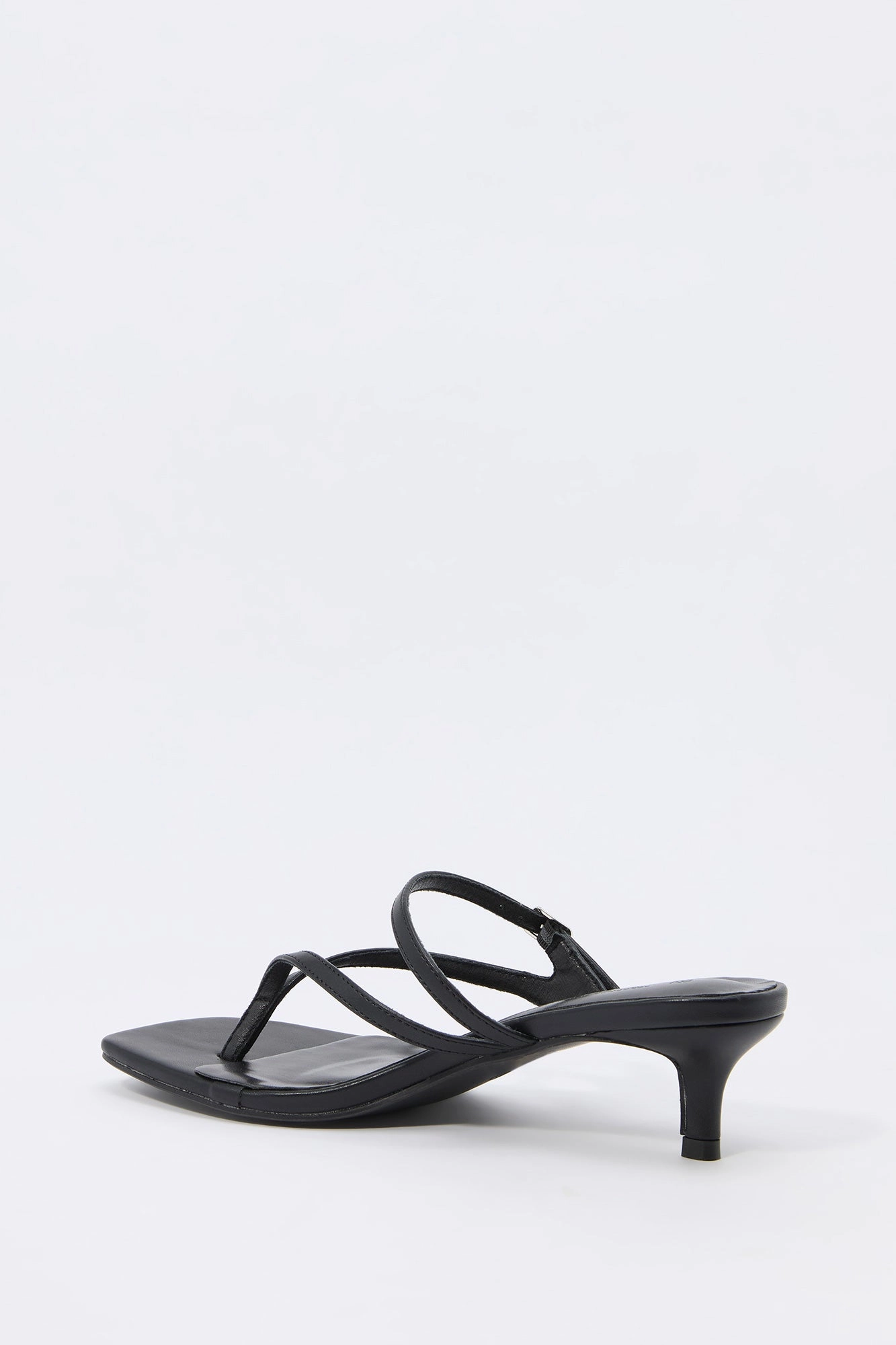 Strappy Thong Kitten Heel