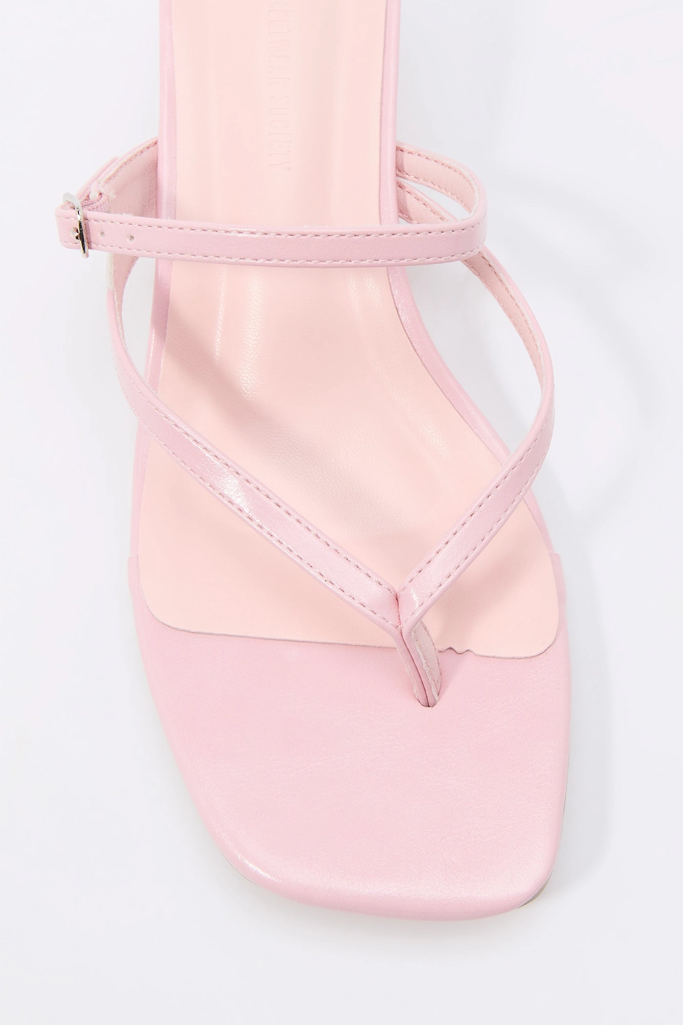 Strappy Thong Kitten Heel