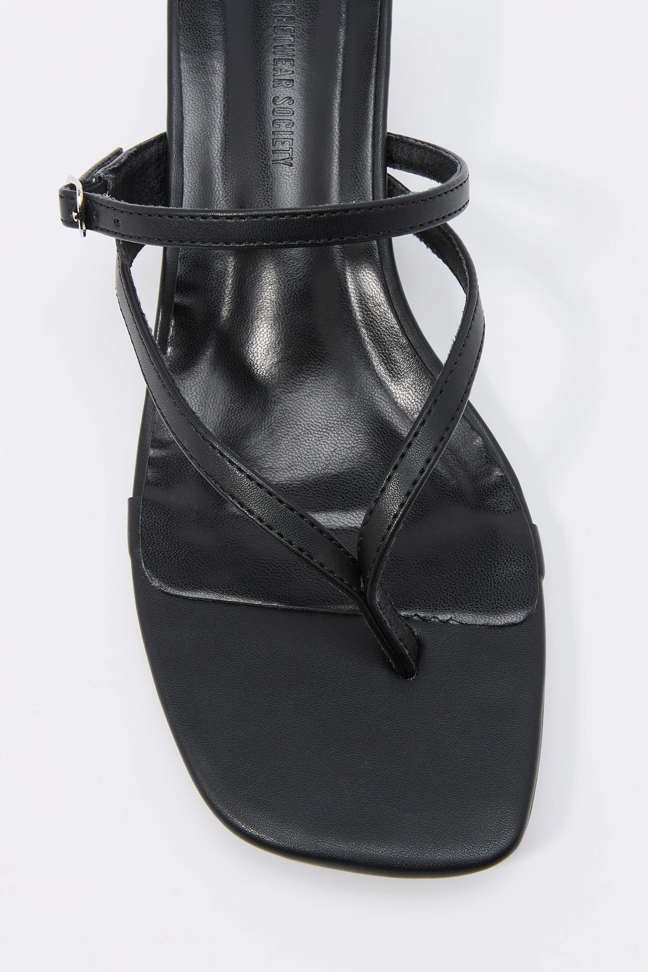 Strappy Thong Kitten Heel