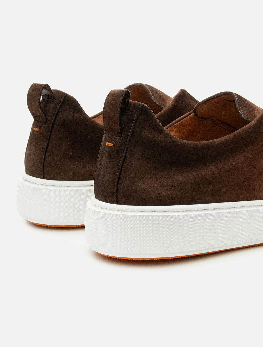 Suede Slip-On Sneaker Brown