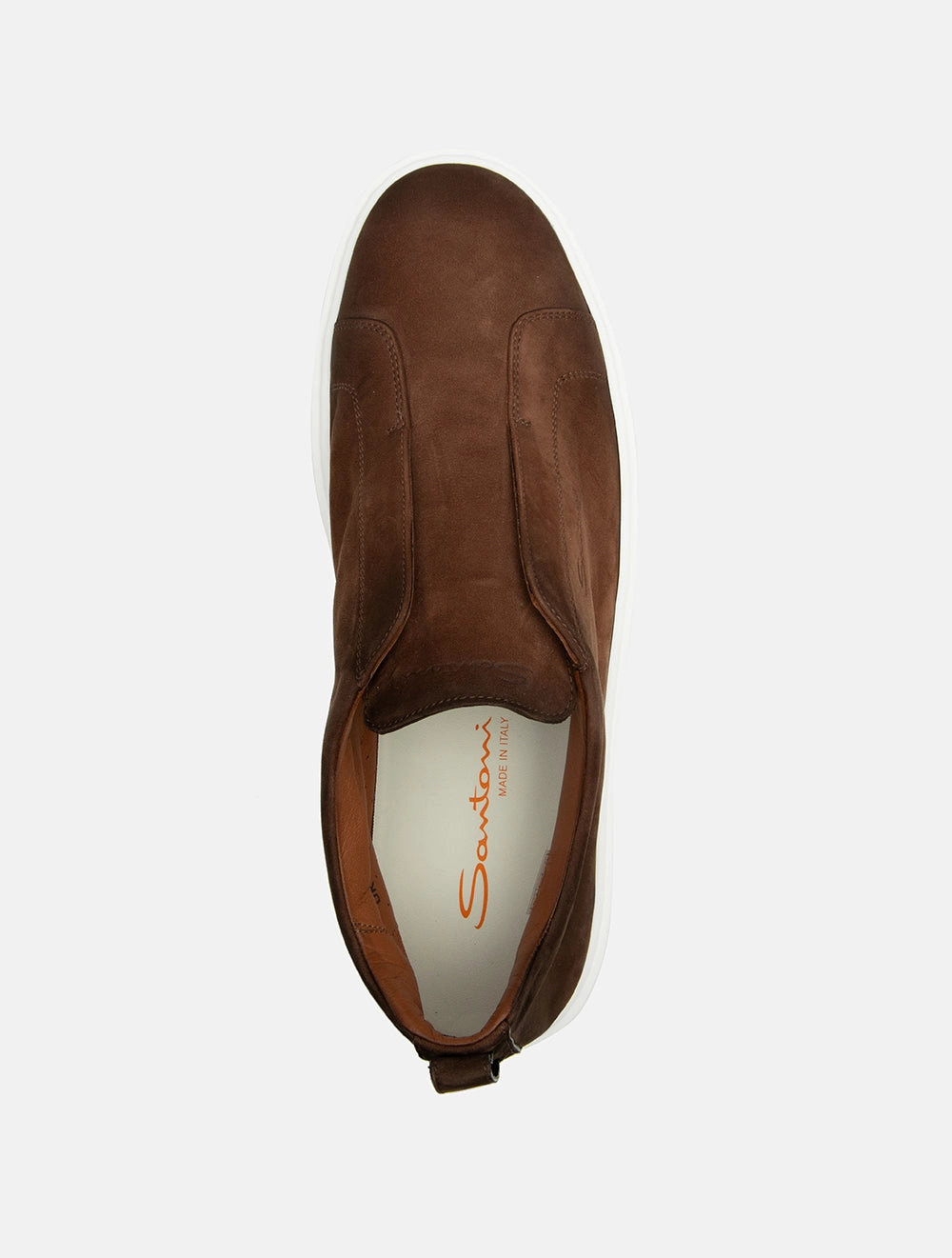 Suede Slip-On Sneaker Brown