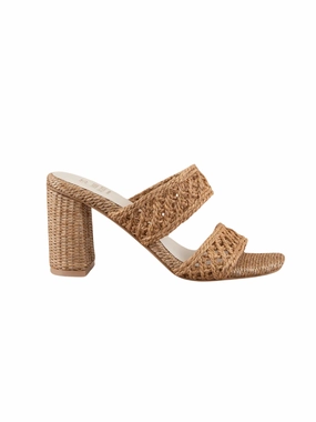 The Barbara Woven Heel in Camel