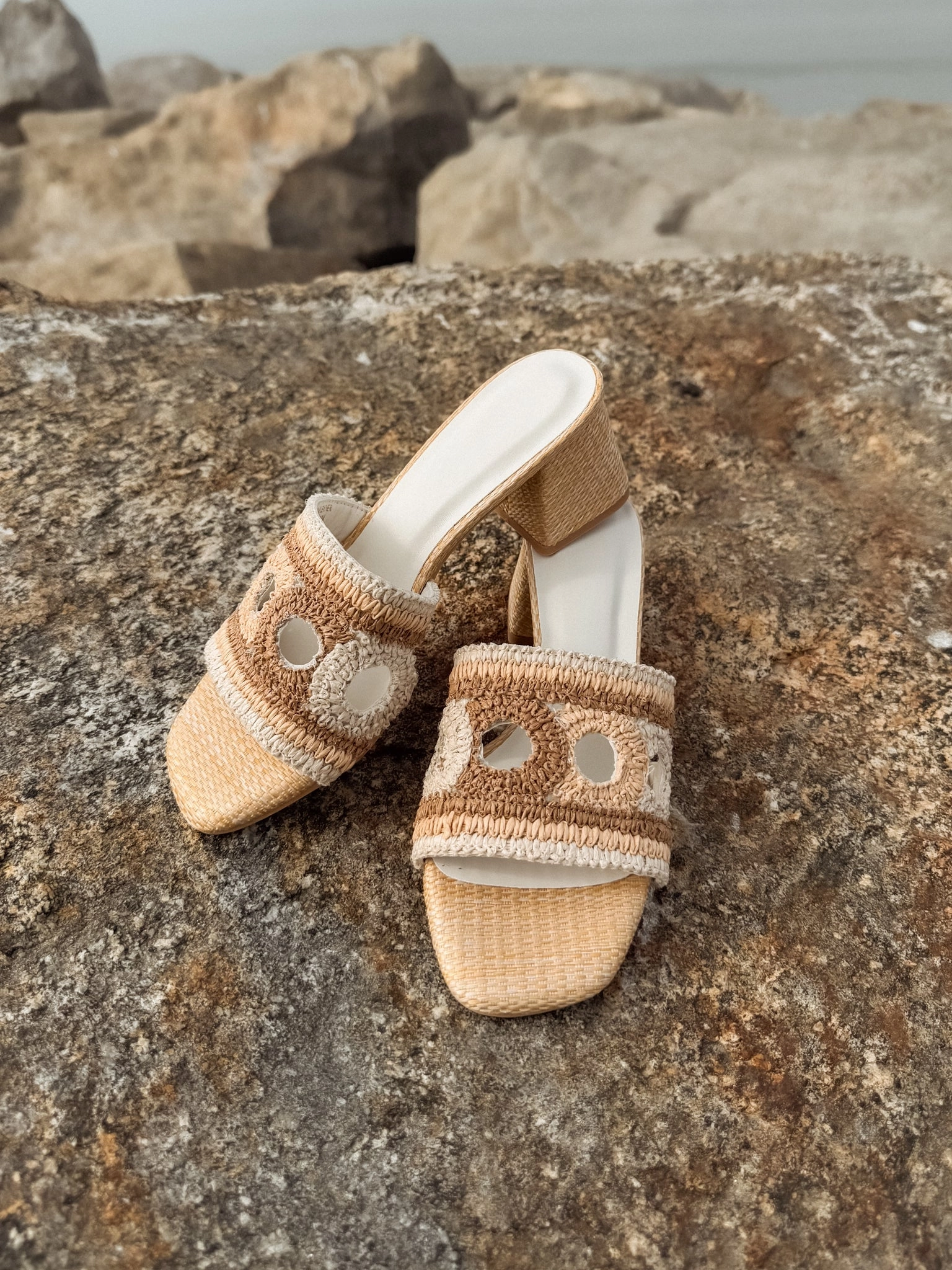 The Gia Raffia Sandals