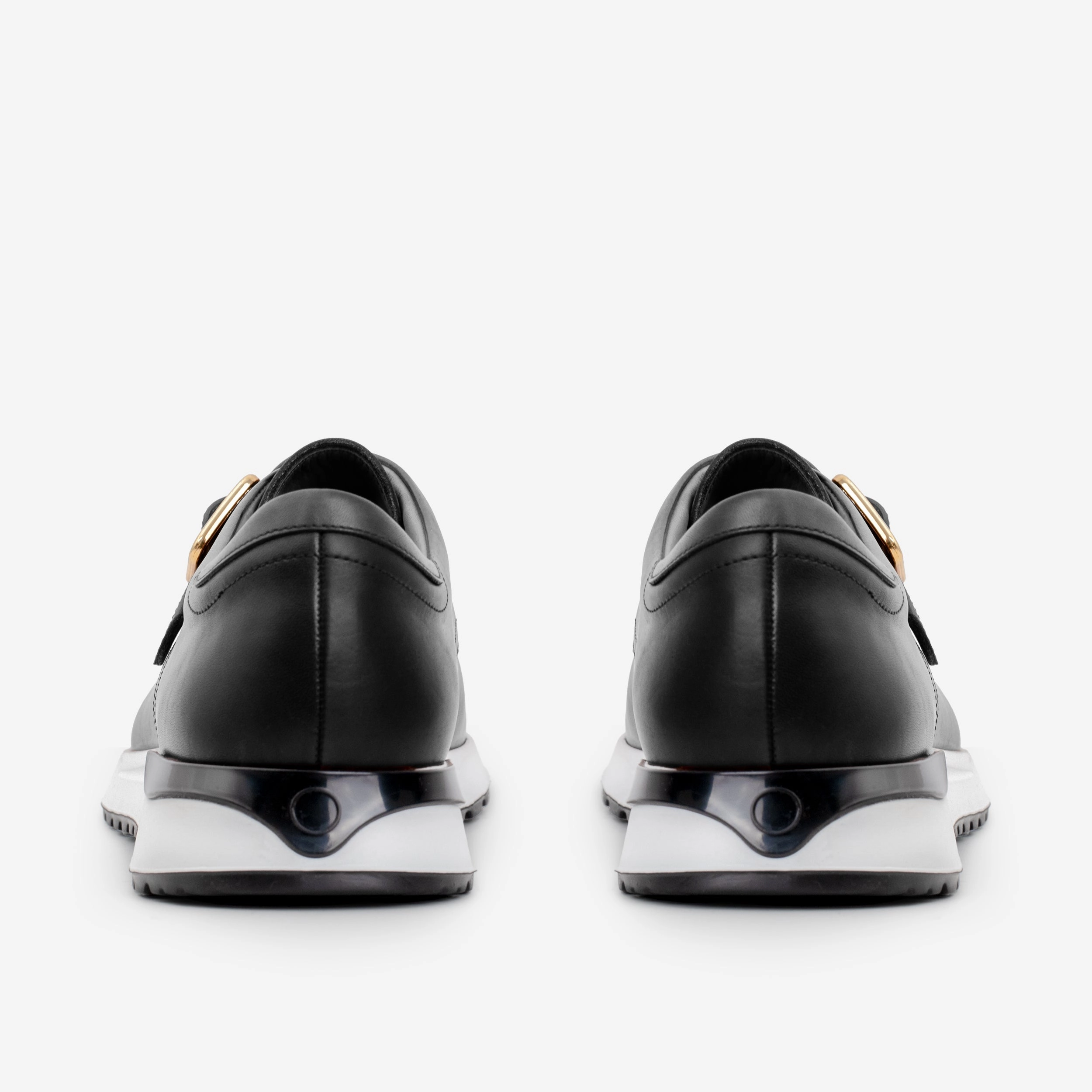 The Torino Black Leather Men Sneaker