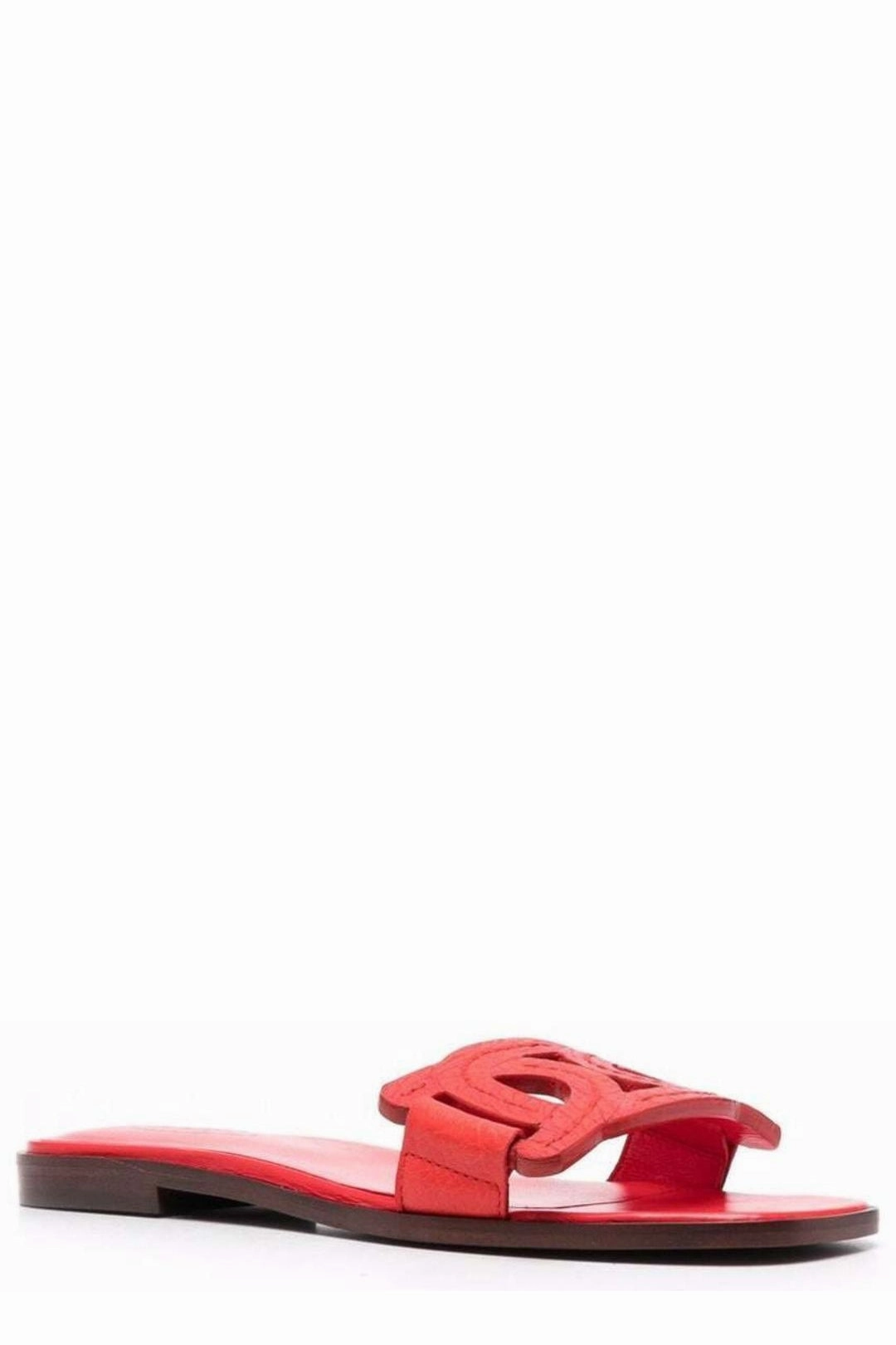 Tod's Chain-Motif Square-Toe Sandals