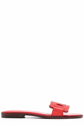 Tod's Chain-Motif Square-Toe Sandals