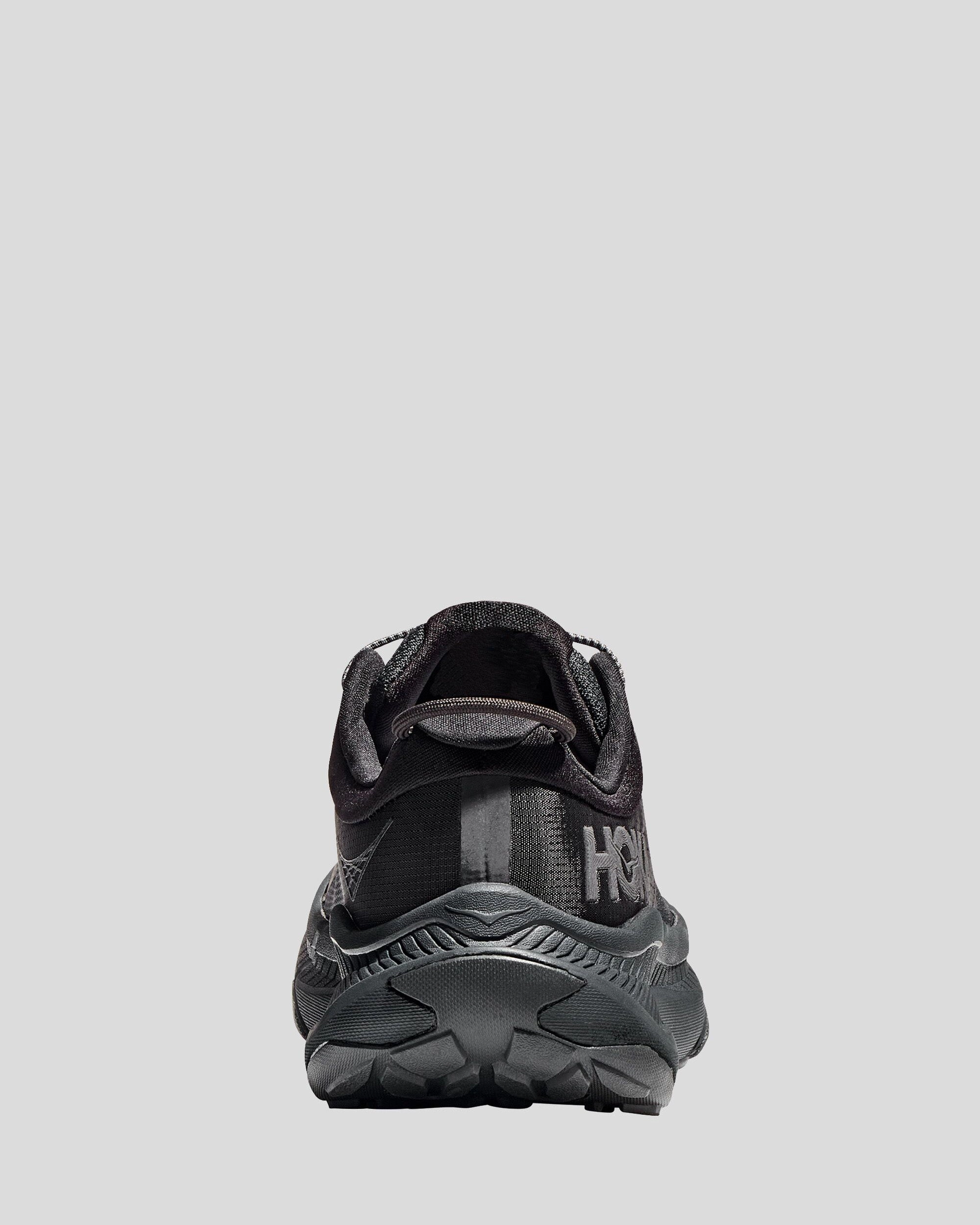 Women's Hoka Transport Walking Shoes - Black/Black