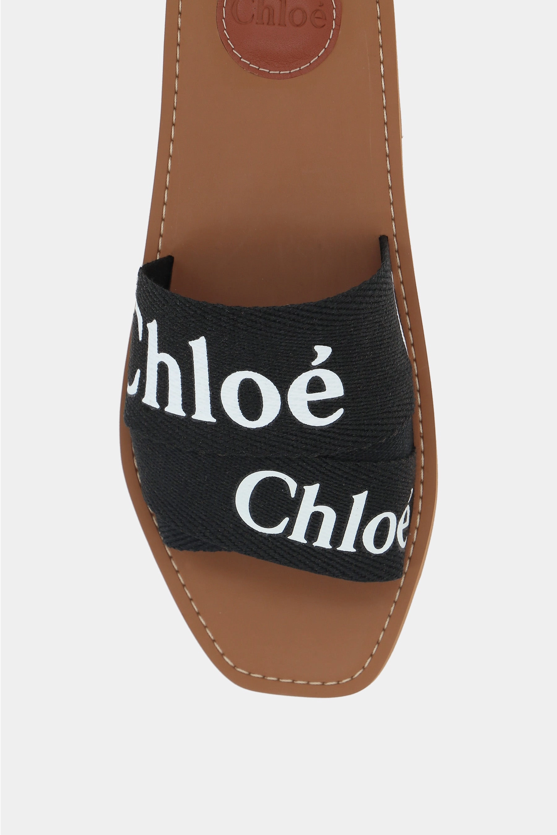 Woody slide sandals in canvas