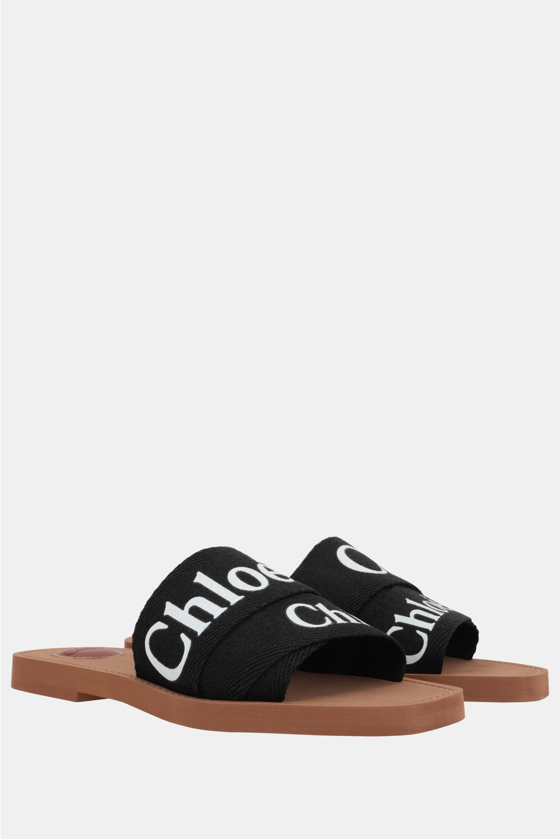 Woody slide sandals in canvas