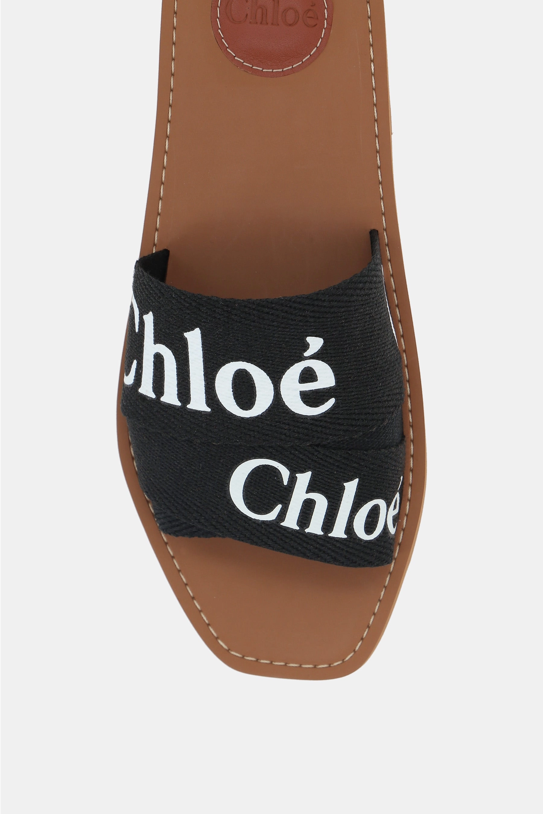Woody slide sandals in canvas