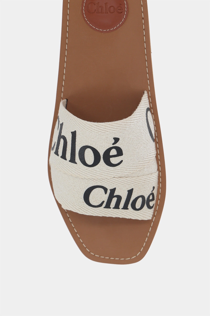 Woody slide sandals in canvas