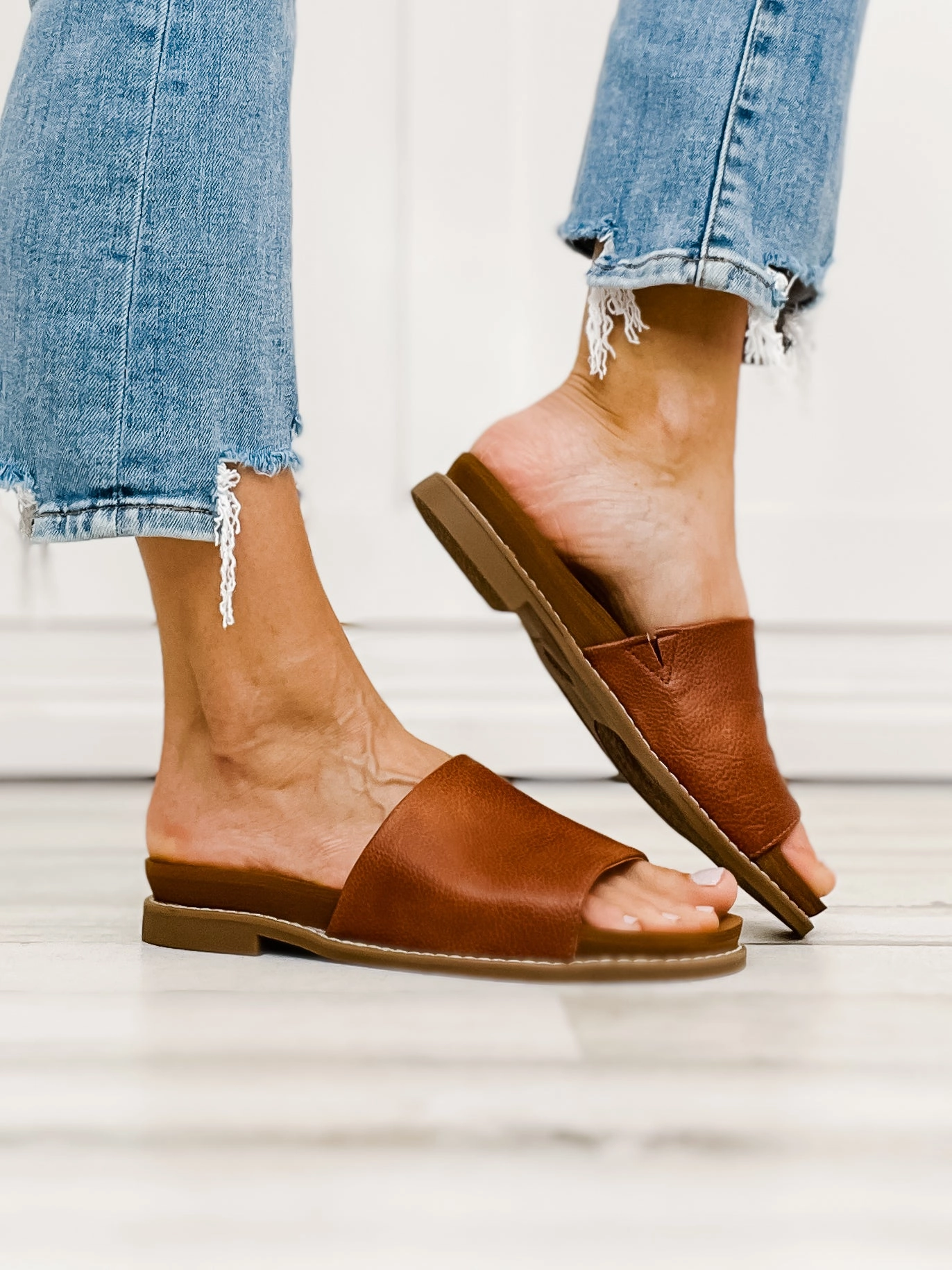 Yellowbox Kalo Slide Sandal in Tan