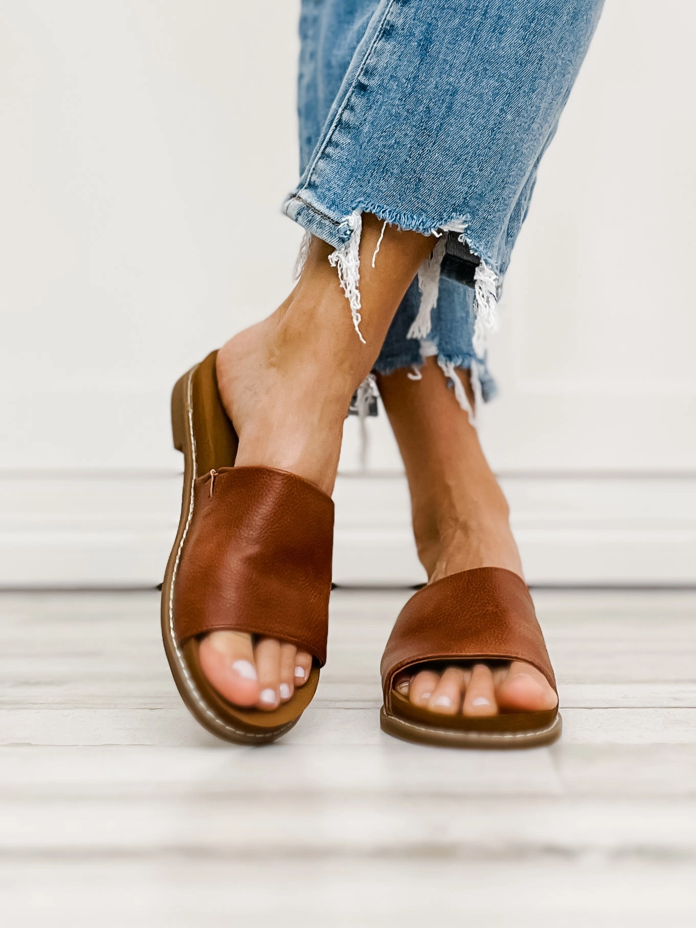 Yellowbox Kalo Slide Sandal in Tan
