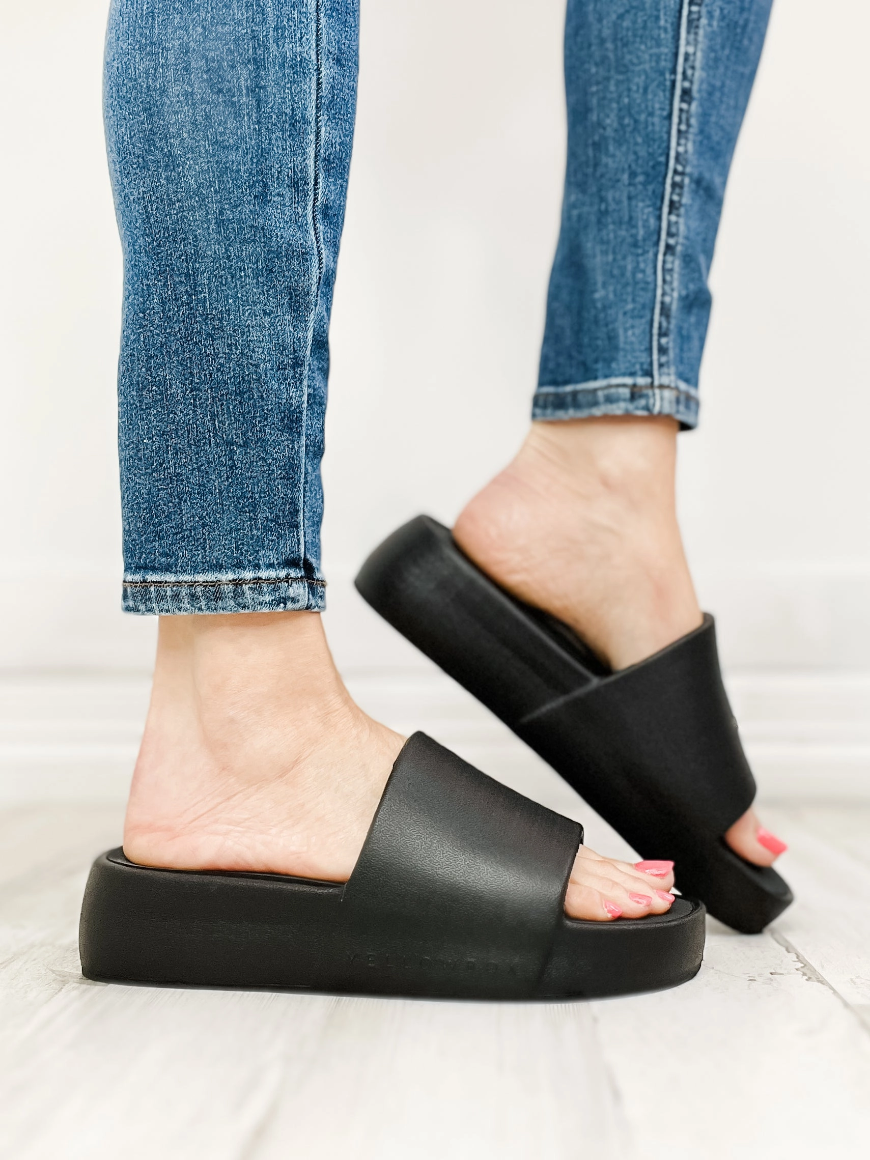 Yellowbox Torrey Platform Sandal in Black